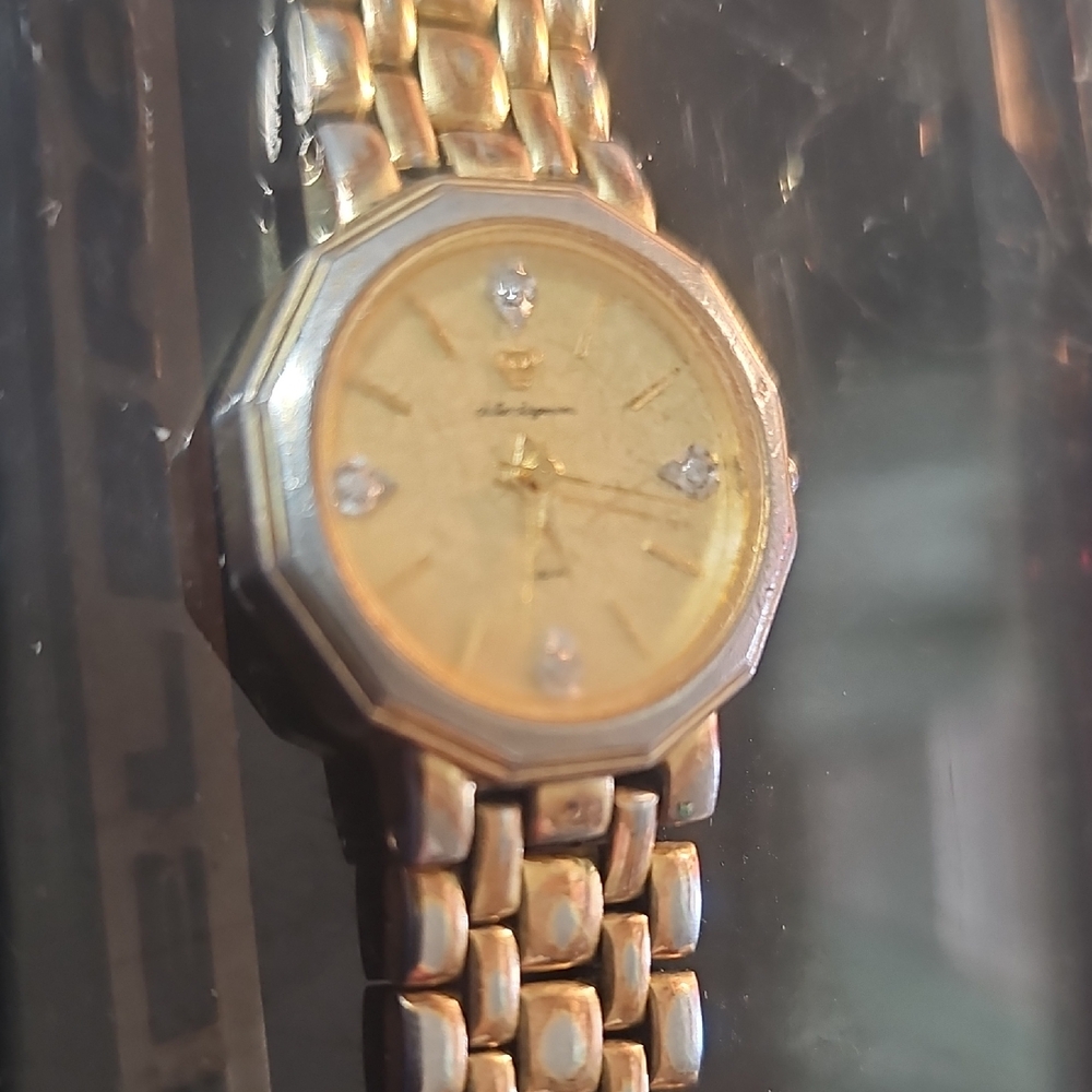 Jules Jurgensen 7211 Gold Watch with Diamond Accents